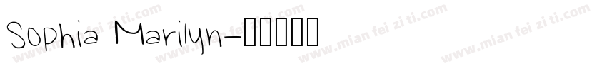 Sophia Marilyn字体转换